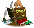 Old man reading book